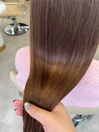 ロング 暖色/ミルクティ/ 艶髪⭐️honokaのヘアスタイル