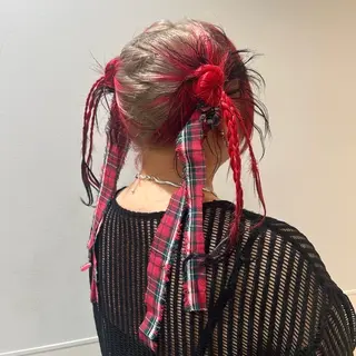 ヘアアレンジ 透明感カラー/ アレンジ/篠崎渚彩のヘアスタイル