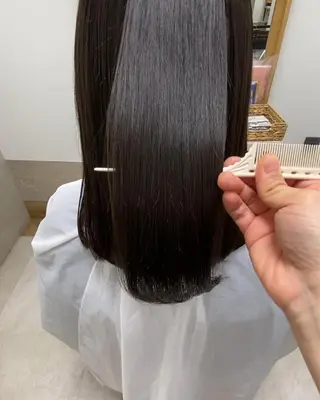 ロング 美髪クリエーター テラダタエコのヘアスタイル