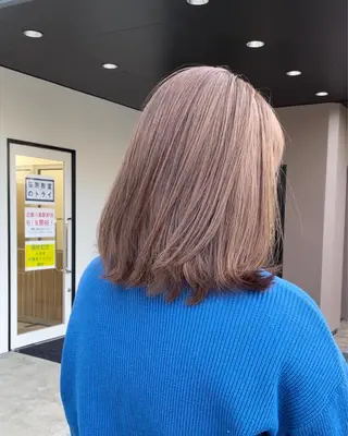 セミロング N＋所属・前田 菜奈子のヘアスタイル