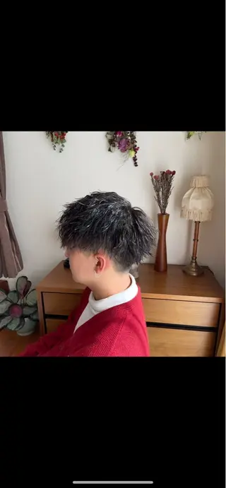 パーマ メンズ 片平 琳大郎のヘアスタイル