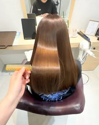 ロング 透明感/暖色/艶感 TAMA🍓🍓のヘアスタイル