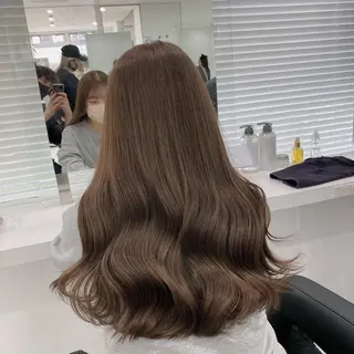 ロング カラー ヘアアレンジ レイヤーカット/トレ ンド🎀Saki🎀のヘアスタイル