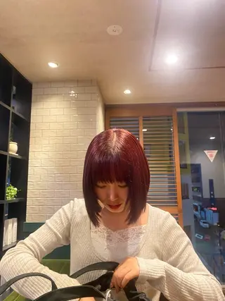 ミディアム カラー メンズカット募集中 いわたもえのヘアスタイル