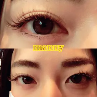 マツエク・マツパ manny eyelashのマツエク・マツパデザイン