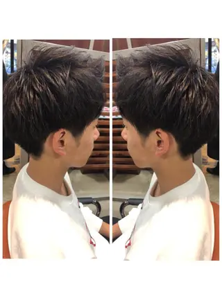 ショート メンズ 品田 真里のヘアスタイル