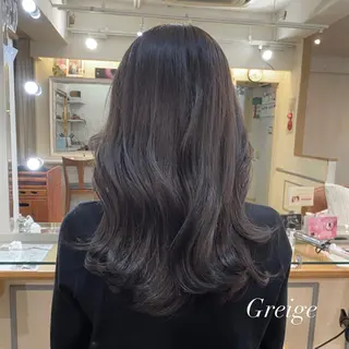 セミロング カラー 横浜/レイヤーカット /韓国ヘア/佐藤記正のヘアスタイル