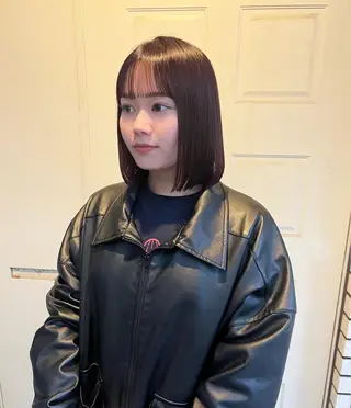 ショート まろやか透明感カラー ♡MANAのヘアスタイル