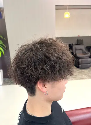 ショート パーマ メンズ KEN 🌟のヘアスタイル