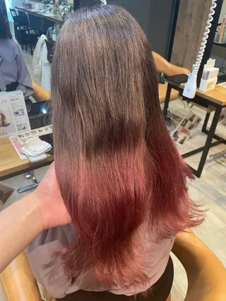 セミロング カラー 髪質改善/ブリーチ 田代 龍我のヘアスタイル