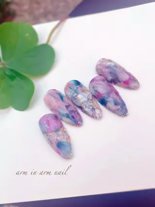 ネイル arm in arm ︎✿Yamamotoのマツエク・マツパデザイン