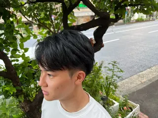 ショート メンズ 【髪質改善/縮毛矯正 /カラー】ホサカのヘアスタイル