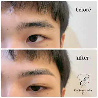 メンズ アイブロウ Eyebeauty salon E.のマツエク・マツパデザイン