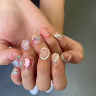 ネイル ゆびノさき茨木店 ニュアンス/アートのネイルデザイン