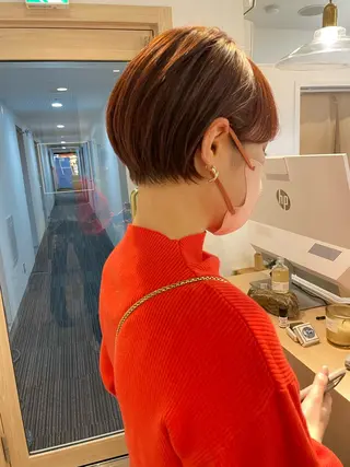 ショート 大迫 江梨のヘアスタイル