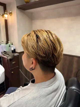 ショート メンズ 平野 蒼太のヘアスタイル