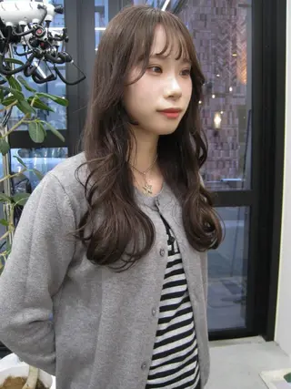 ロング ボブカットモデル/パ ーマ/harunaのヘアスタイル