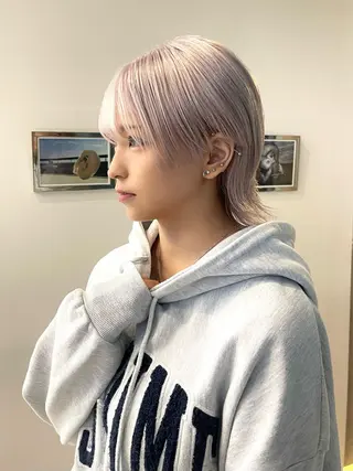 ミディアム カラー レイヤーカットとハイ トーン/HIROKIのヘアスタイル