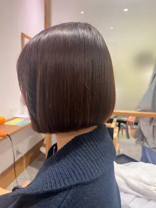 ミディアム よしだ しおりのヘアスタイル
