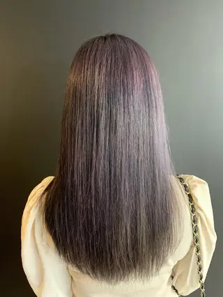 ロング カラー ヘアアレンジ 🦋韓国ヘア 坂本 菜摘🦋のヘアスタイル