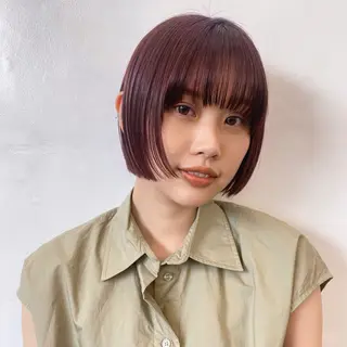 ショート カラー shiori/暖色/ レイヤー/似合わせのヘアスタイル