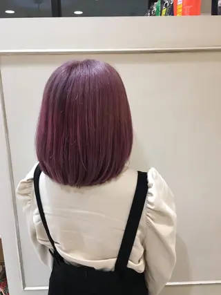 ミディアム カラー 吉原 雪乃のヘアスタイル
