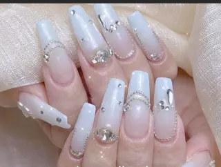 ネイル 🎀彩羽チップ 長さだし専門🎀のネイルデザイン