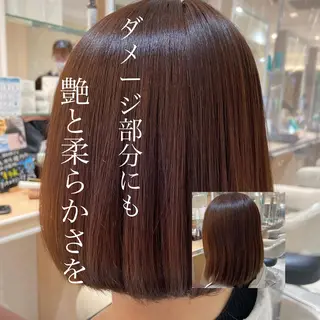 ミディアム 縮毛矯正、髪質改善／ 松田 龍之介のヘアスタイル