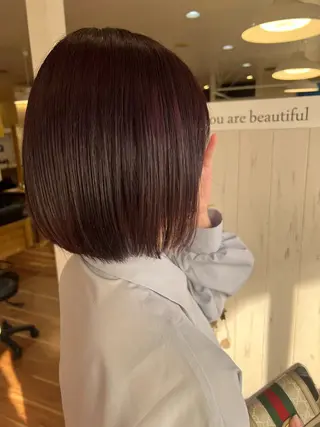 ミディアム カラー 森 結輝のヘアスタイル