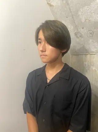 カラー メンズ ブレンバイドット所属・ニュアンスカラー/ 🫧レミ(坊主)のヘアスタイル