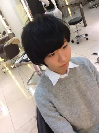 ショート 似合わせ/代表 髪質改善/山田将大のヘアスタイル