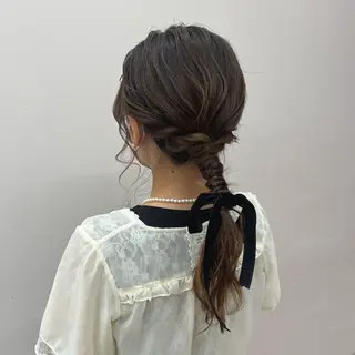 ロング カラー ヘアアレンジ 村岡 夏美のその他イメージ