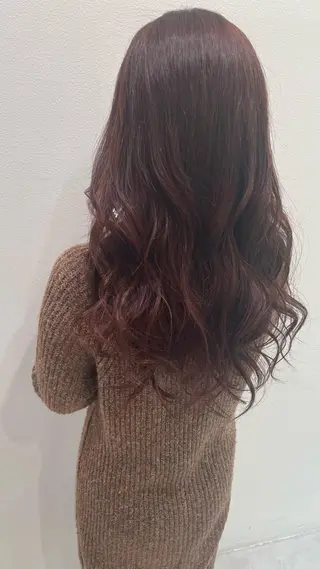 ロング パーマモデル募集🌈 森脇帆南のヘアスタイル