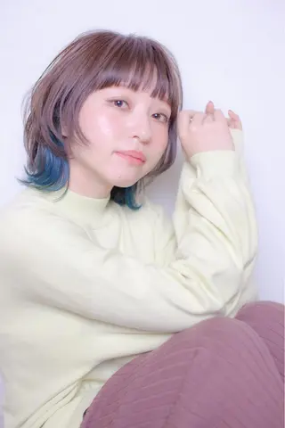 ミディアム カラー 大人女性のショート ・ボブ✂︎沼尻典祥のヘアスタイル