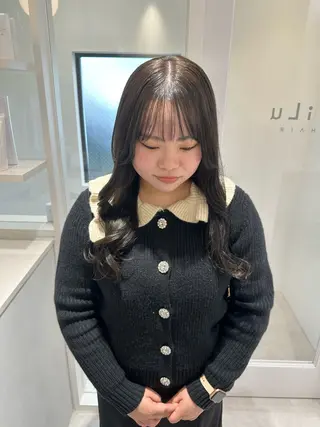 ロング カラー パーマ お洒落パーマ/ 艶カラー/michiのヘアスタイル