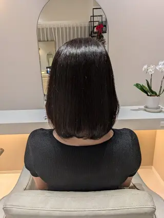 カラー 吉田 美姫のヘアスタイル