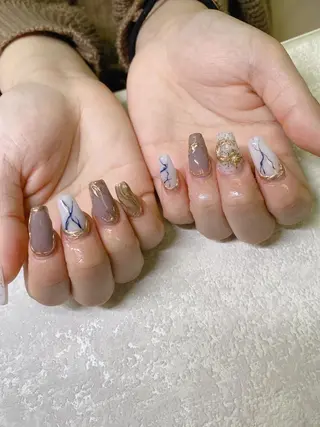 ミディアム JNA認定講師🌸 RIEのネイルデザイン