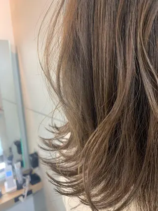 ミディアム カラー Silk-lei【銀座店】所属・銀座/美髪縮毛矯正 /髪質改善/山本翔華のヘアスタイル