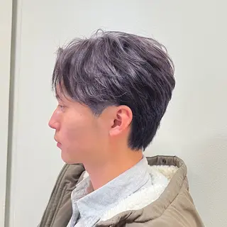 ショート カラー メンズ 🦄カイ/メンズ 韓国ヘア/パーマ🦄のヘアスタイル