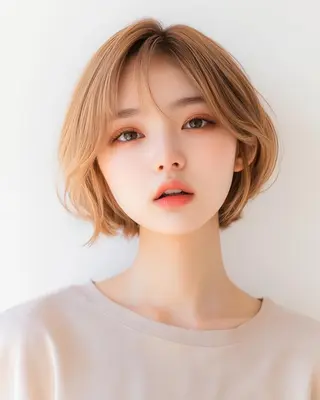 カラー 上田 桃子のヘアスタイル