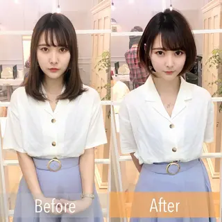 ショート カラー NoWL所属・大人可愛いショート* NoWL栗原隆成のヘアスタイル