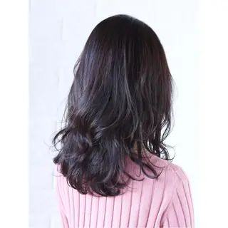 ミディアム カラー KIZU 髪質改善 オカルト怪談のヘアスタイル