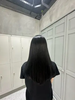 ロング カラー 艶髪/縮毛矯正 特化 ヒトシのヘアスタイル