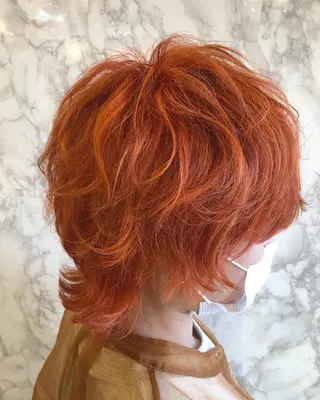 ミディアム カラー 東中野🥇美容室 FLOW東中野店のヘアスタイル