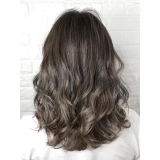 ミディアム カラー KIZU 髪質改善 オカルト怪談のヘアスタイル