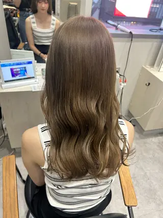 ミディアム カラー ヘアアレンジ ボブ /ニュアンス/ satomi🧸💖のヘアスタイル