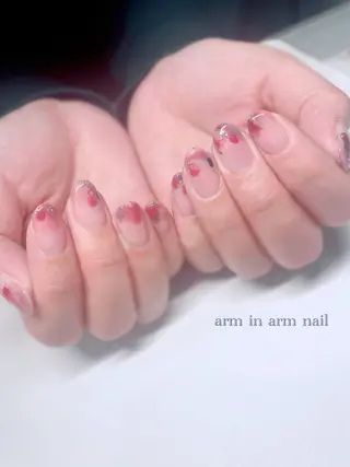ネイル arm in arm ︎✿Yamamotoのマツエク・マツパデザイン