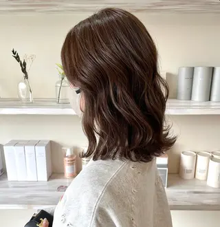 カラー Yurika🕯️ 透明感カラー/ボブのヘアスタイル