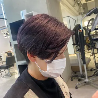 カラー メンズ 酸性ストレート・ メンズ 三原 楊子のヘアスタイル