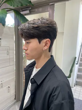 パーマ メンズ the path shogo🌻のヘアスタイル